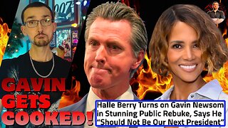 Halle Berry Breaks Ranks With Hollywood and Turns on Gavin Newsom! He Should NOT Be President!