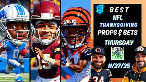 Best NFL Picks Week 13 | Chiefs vs Cowboys Thanksgiving Football Picks | NFL Bets, and Player Props!