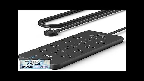 Surge Protector Power Strip (2100J) Anker 12 Outlets with 1 USB C Review