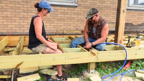 Rebuilding A Front Porch On A 1700's Farmhouse Part 7