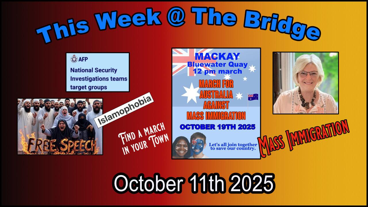 This Week At The Bridge With Tine - March October 11th, Free Speech and the AFP