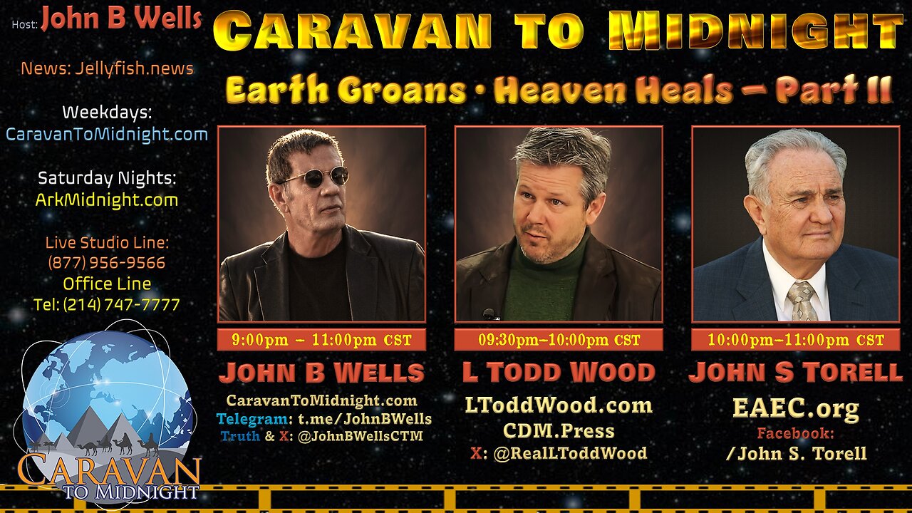 Earth Groans, Heaven Heals – Part II - John B Wells LIVE