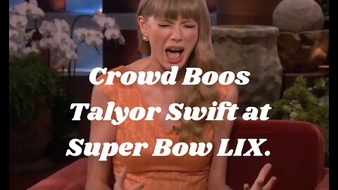 Crowd Boos Taylor Swift at Superbowl LIX 59