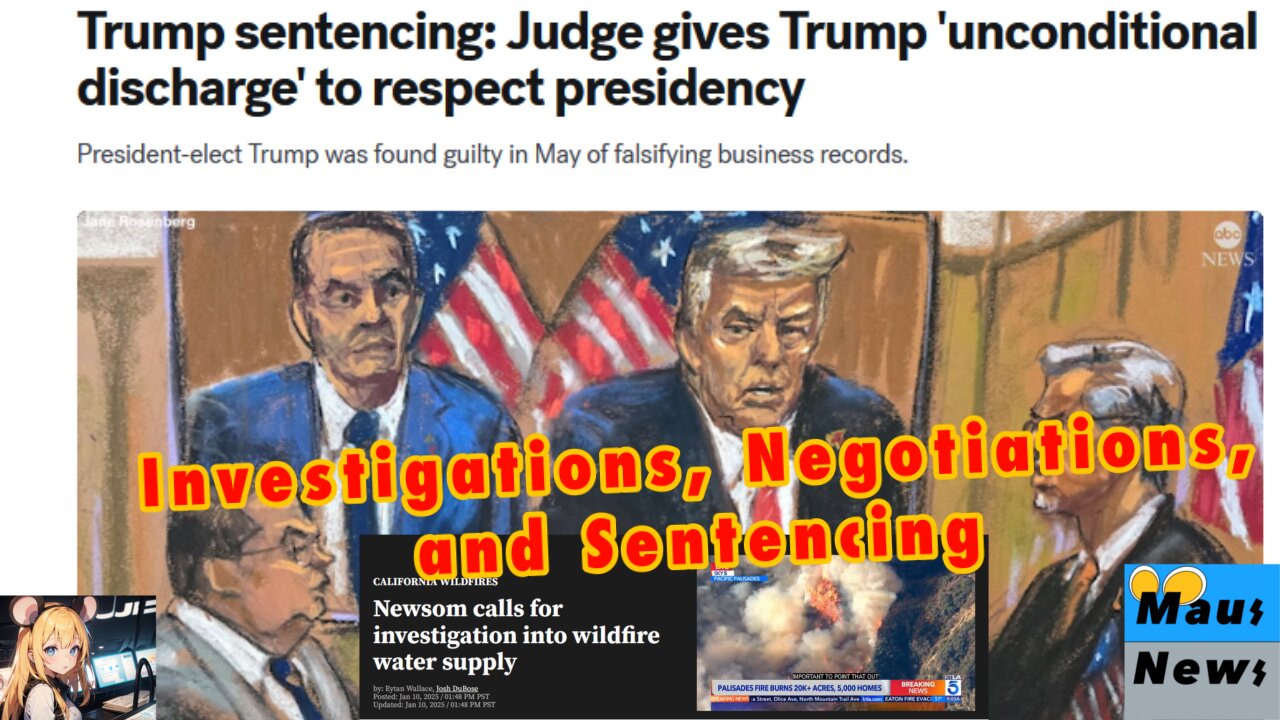 Trump the First Felon President, Newsom Demands investigation into water