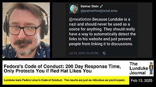 Fedora's Code of Conduct: 200 Day Response Time, Only Protects You if Red Hat Likes You