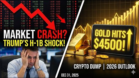 🚨 MARKET CRASH? Trump’s H-1B Shock & Gold @ $4500! (Must Watch) | EPK Capital