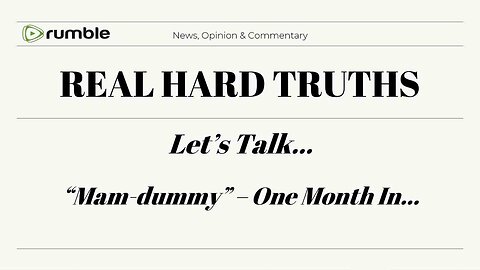 LIVE - Mandami's First Month - 2/1/26