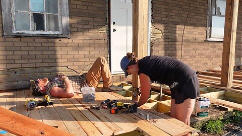 "Watch Us Tackle the Front Porch of a 200-Year-Old Farmhouse: Will We Finish or Come Up Short Again?