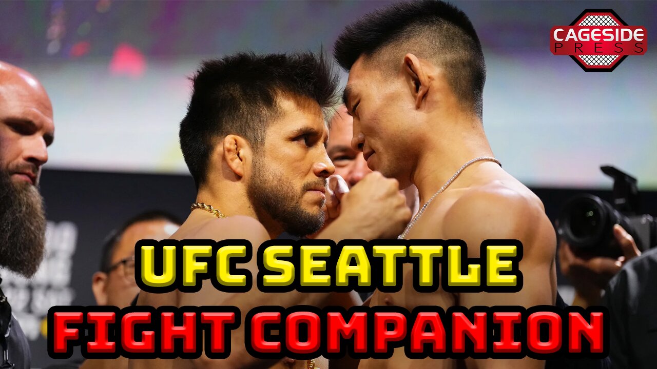 UFC Seattle Main Card Fight Companion LIVE presented by CagesidePress.com