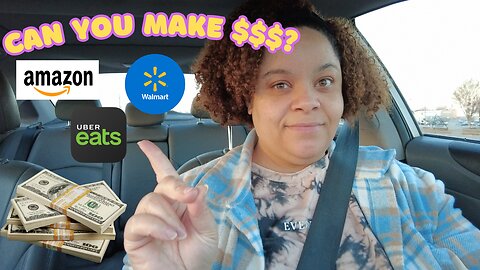 Gig Work Ride Along: Walmart Spark, Uber Eats & Amazon | Earnings & Miles Breakdown!