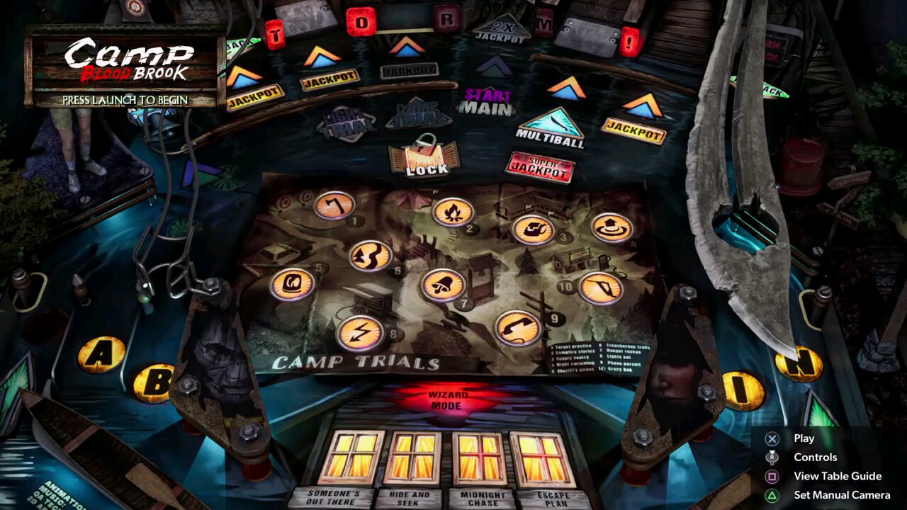 Pinball Fx Camp BloodBrook Gameplay #Gameplay ##ps4gamer #pinball #campblood #horror #gaming #ps4