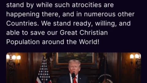 Trump: Nigeria Is Now A Country Of Particular Concern