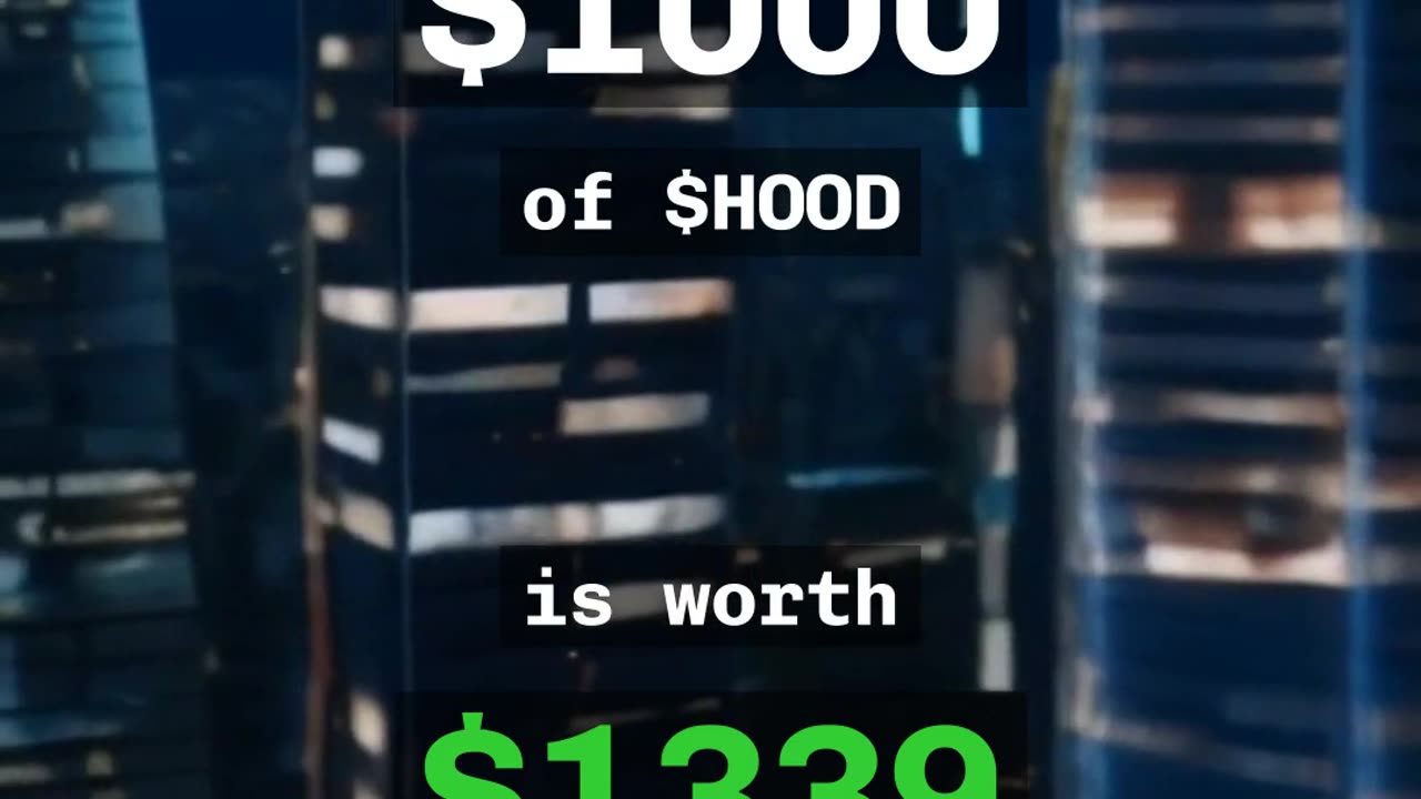 🚨 $HOOD 🚨 Why is Robinhood today? 🤔 #HOOD #stocks #stockmarket