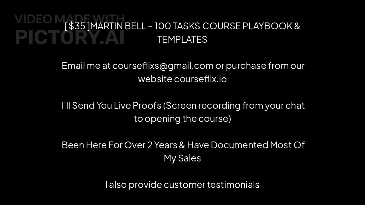 Download MARTIN BELL – 100 TASKS COURSE PLAYBOOK & TEMPLATES