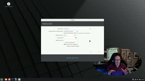 Installere Linux Mint 22.2 Cinnamon. Film1 av 3).
