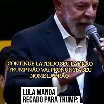 TÔ NEM AÍ 🤣: O LULALADRÃO LATE DÁ CAMBALHOTA E ABANA O RABINHO MÁS, TRUMP NEM SE QUER FALA O NOME DO LADRÃO.