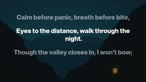 BLACK VALLEY LULLABY
