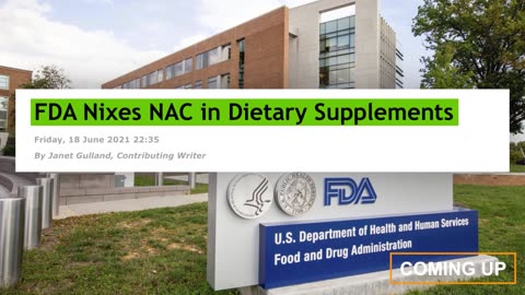 NAC ( N-Acetyl Cysteine) - The Supplement the FDA Tried to Ban (Here’s Why)