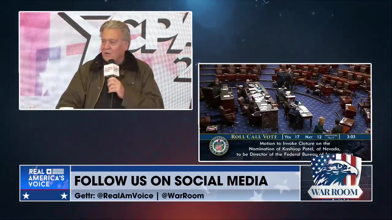 Warroom Episode 4284 Live From CPAC 2025 Day 1 cont (THURsDAY 2.20.25)