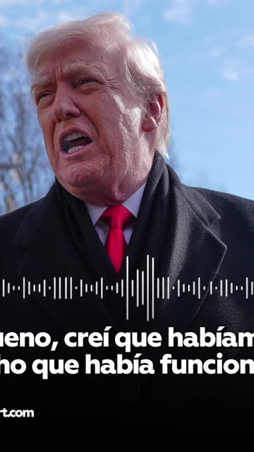 Trump: Una "gran armada" avanza hacia Irán en este momento