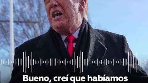 Trump: Una "gran armada" avanza hacia Irán en este momento