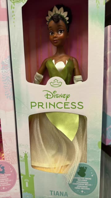 Disney Parks Princess Tiana Doll with a Character Friend #shorts