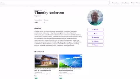 Timothy Anderson: Udemy Instructor 1