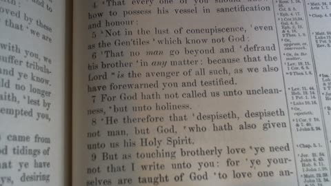 Living as though tomorrow is judgement day.