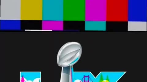 Why did the 2026 SuperbOwl logo colors match the Emergency Broadcast System colors??
