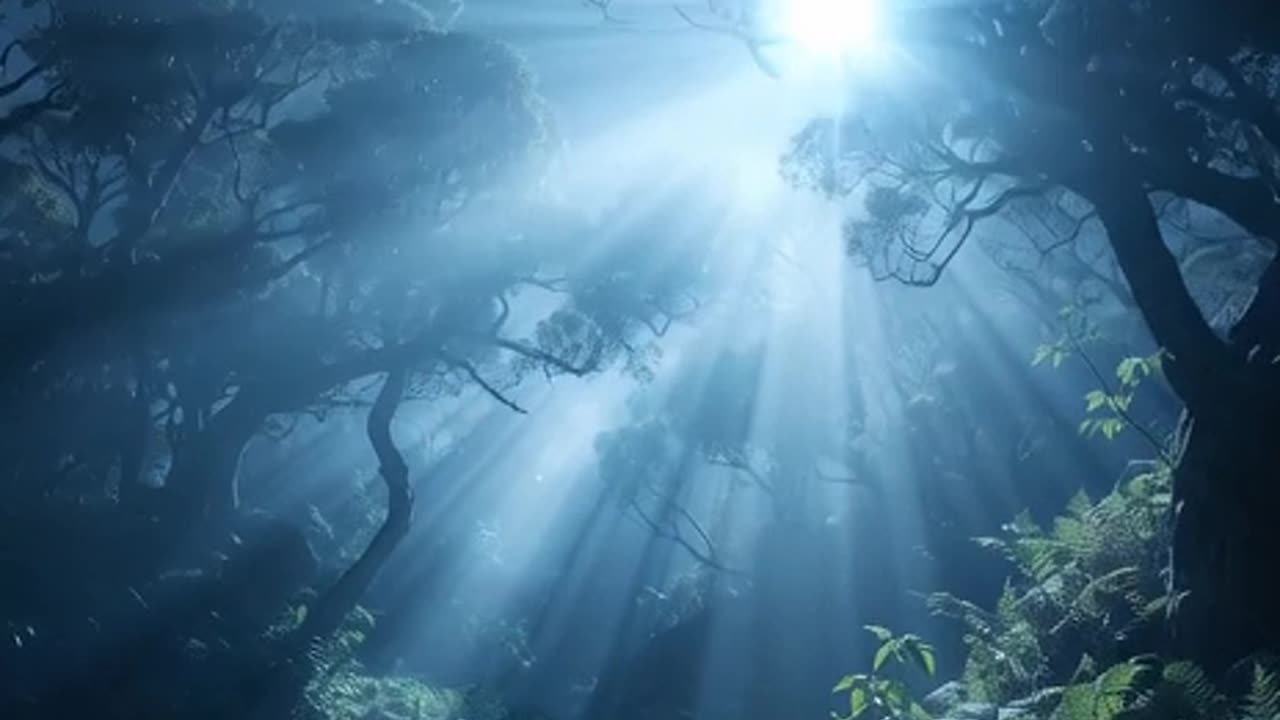 The Moonlit Forest Path, AI Video