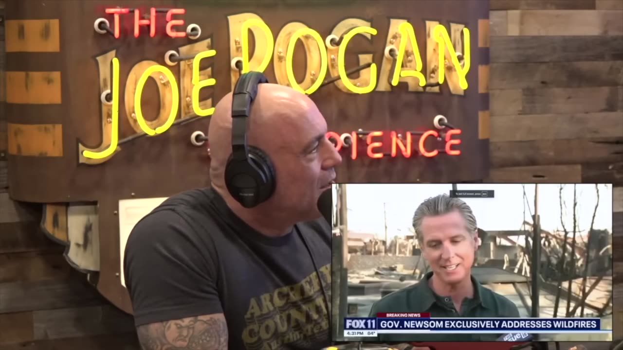 Joe Rogan Unloads On Gavin Newsom For ‘Creepy’ Behavior In Front Of Wildfire Wreckage