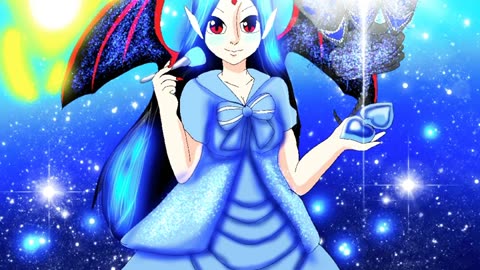 Speedpaint the vampire titan with her siblings