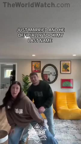 sissy liberal men in the US are choosing to take their wife’s last name after marriage