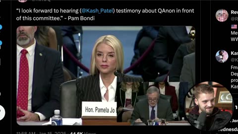 Trump's Attorney General Pick Asked About QANON in Congress