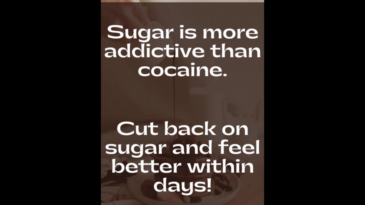 Did you know sugar can be more addictive than cocaine? 😱