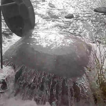 Over follow water line in city