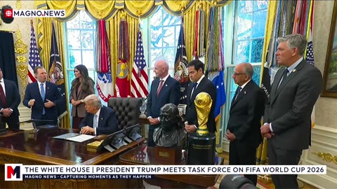 🇺🇸 The White House | President Donald Trump meets Task Force on FIFA World Cup 2026 [LIVE]