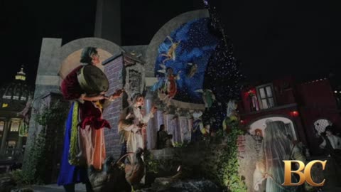 Vatican unveils Nativity scene, lights Christmas tree in St. Peter’s Square