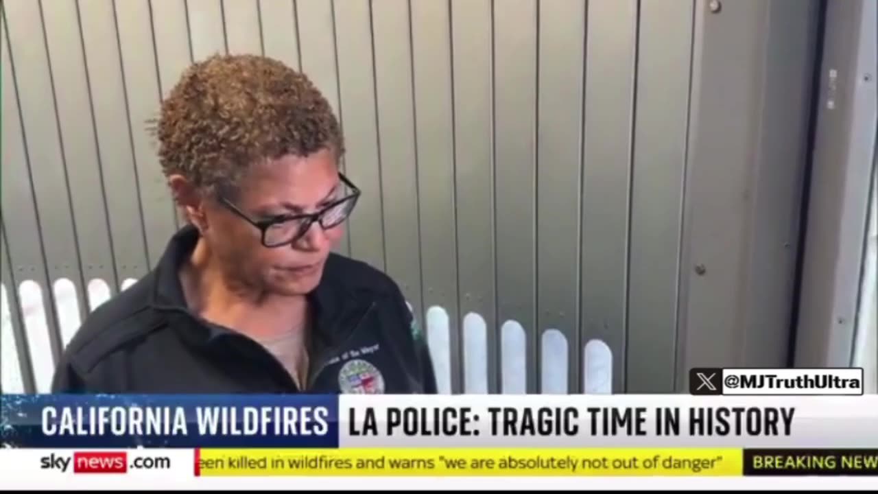 LA Mayor Karen Bass has nothing to say about people losing everything