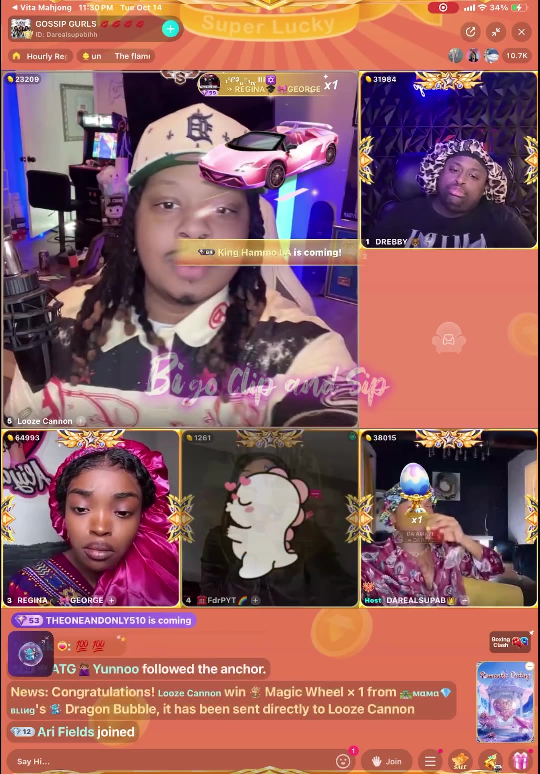 Gossip Gurls segment ft PYT telling TKO to move around n LoozeCannon joins 10/14/25 #bigoclipandsip