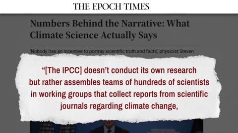 Baseless Data about Climate Change Exposed