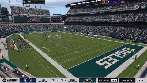 Madden NFL 26 - Ranked Regs H2H Gameplay - Eagles VS Colts - HDR
