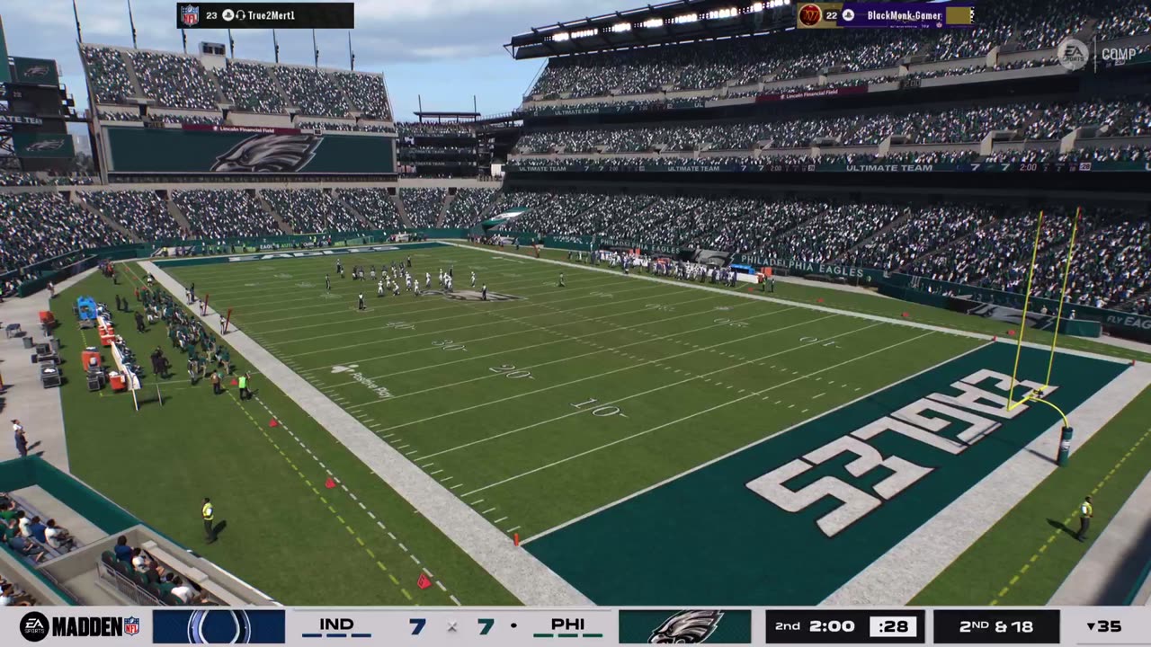 Madden NFL 26 - Ranked Regs H2H Gameplay - Eagles VS Colts - HDR