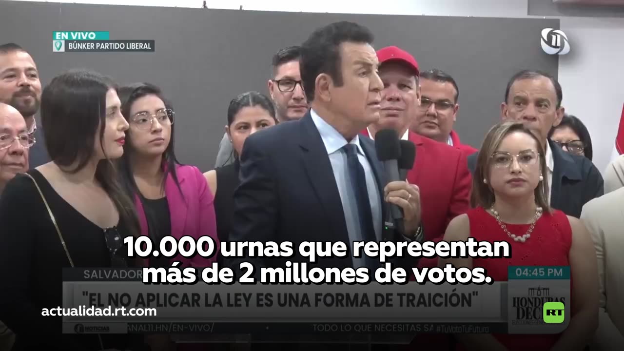 Salvador Nasralla se opone a declarar ganador a Nasry Asfura