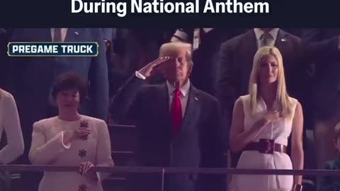 Super Bowl Crowd Erupts in Cheers When President Trump Appears on Jumbotron During National Anthem