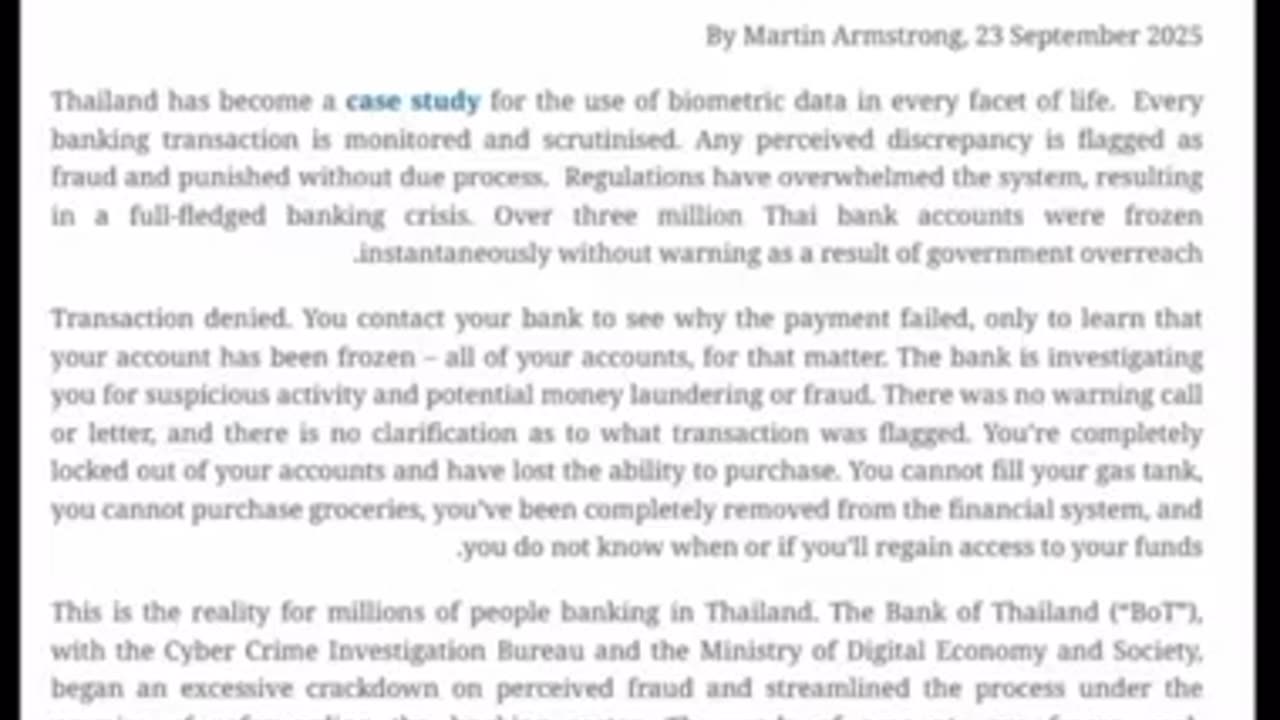 Some good news from Max Igan