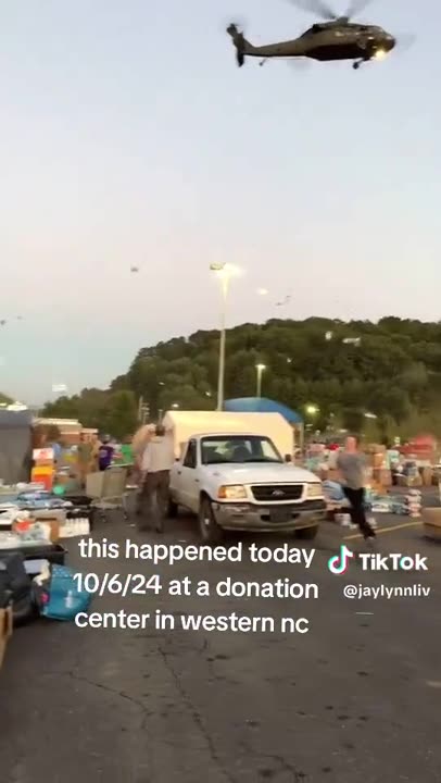 Helicopter sabotages supplies for Hurricane Helene victims in North Carolina