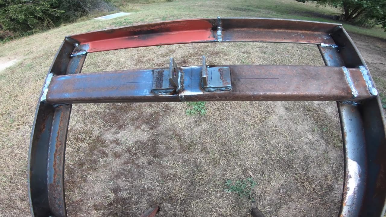 Making a front weight attachment and carry all for a John Deere 855