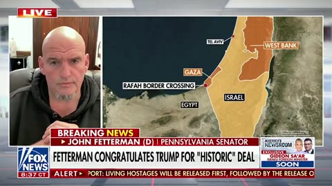 Fetterman proving once again why I think he was installed by the White Hats