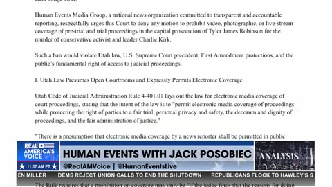 POSOBIEC UNVEILS OPEN LETTER: KEEP CAMERAS IN THE KIRK MURDER TRIAL